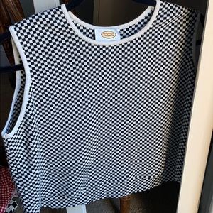 Vintage checkered top